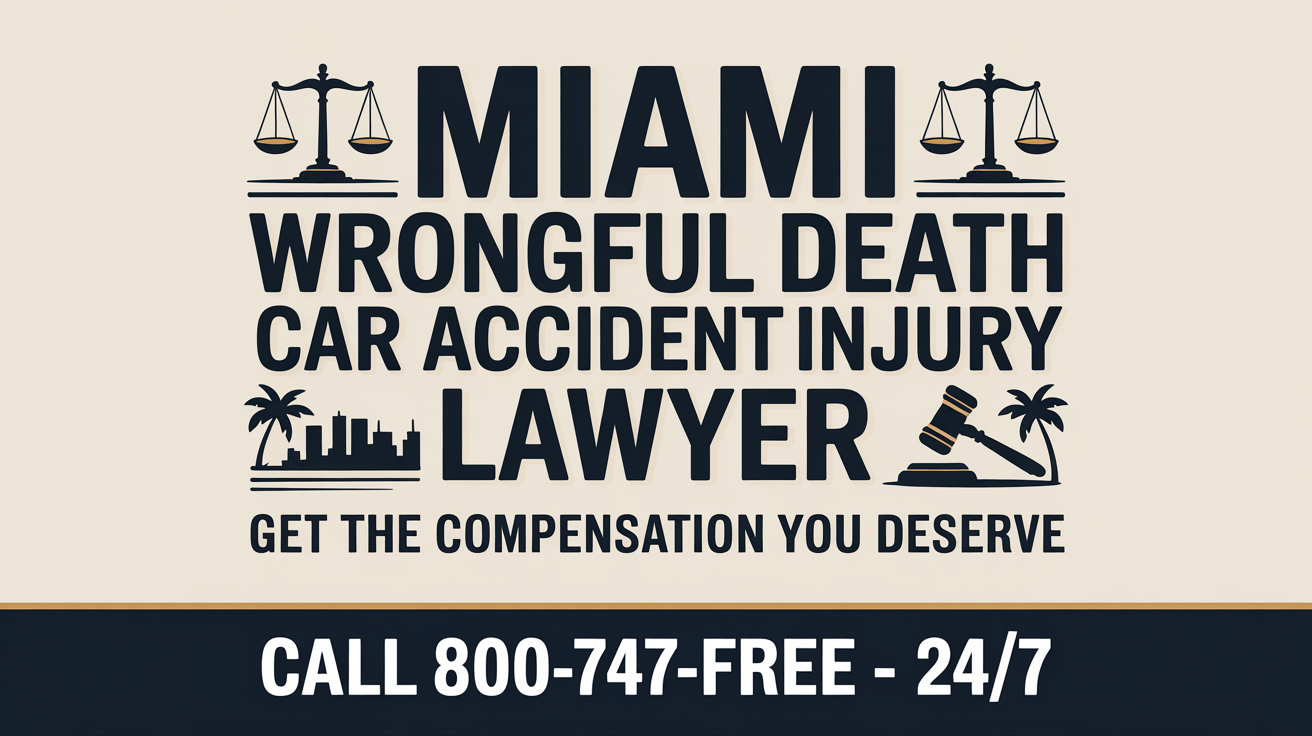 Abogado de Lesiones por Accidentes de Automóvil por Muerte Injusta en Miami