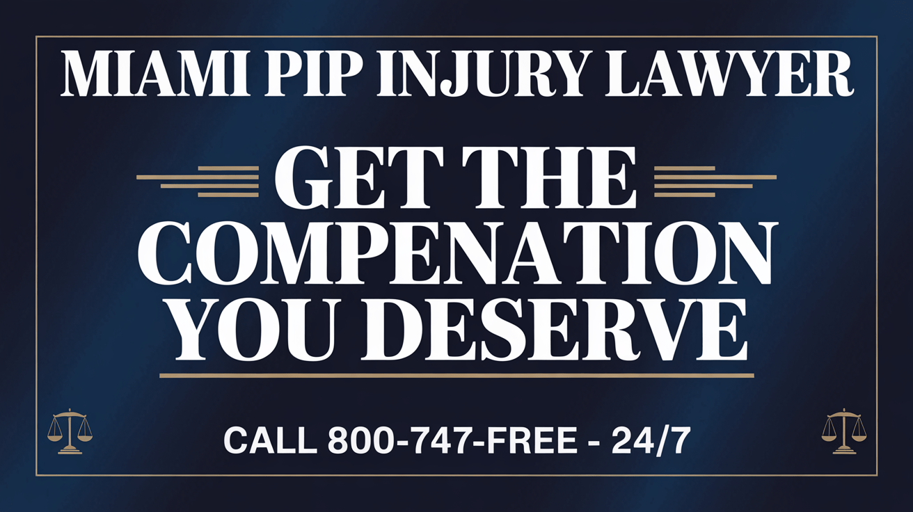 Abogado de Lesiones Personales por Protección (PIP) en Miami