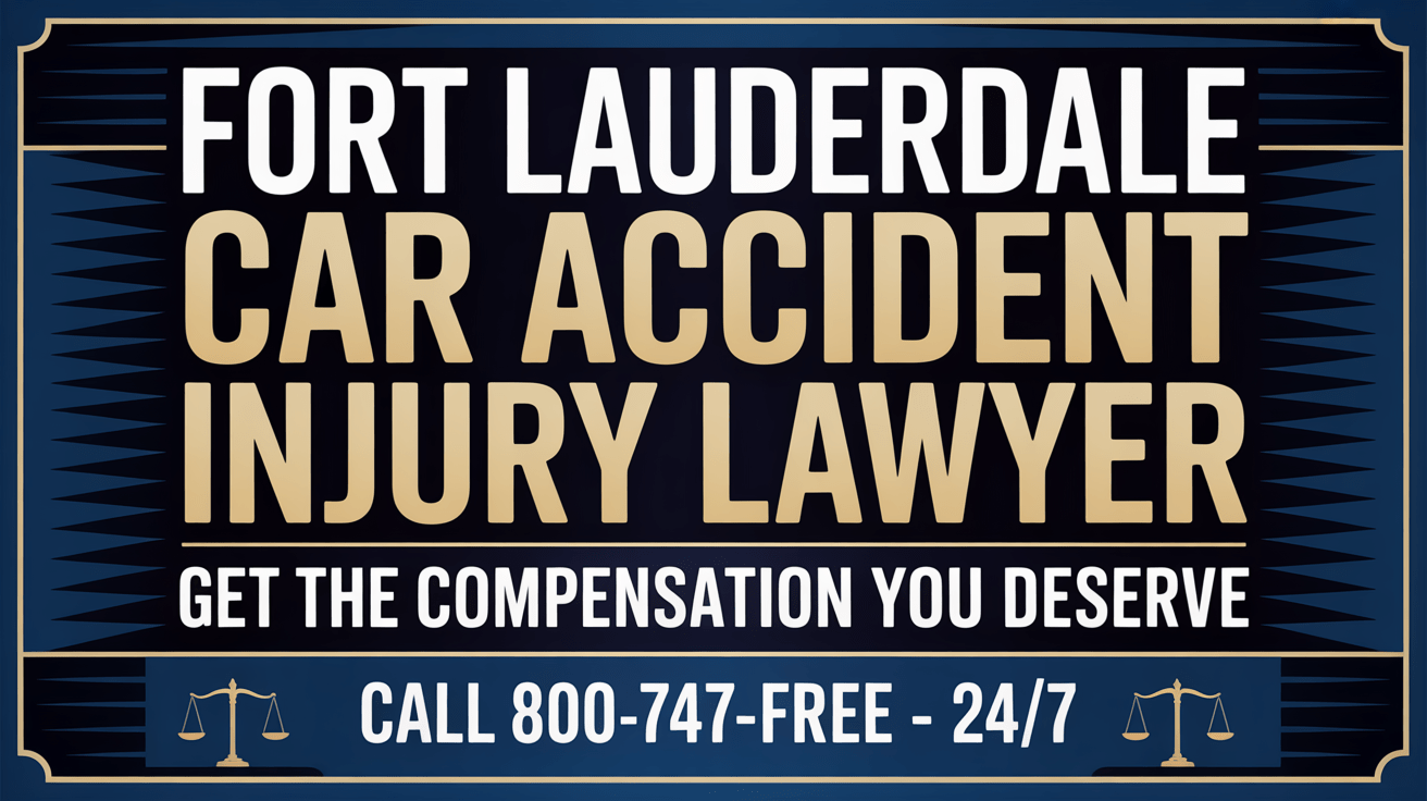 Fort Lauderdale Car Accident Injury Lawyer