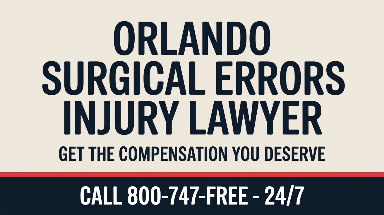 Orlando Surgical Errors Injury Lawyer
