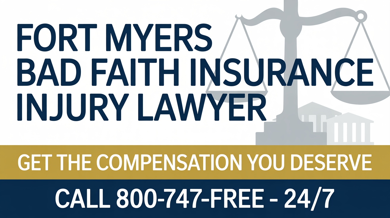 Fort Myers Bad Faith Insurance Injury Lawyer