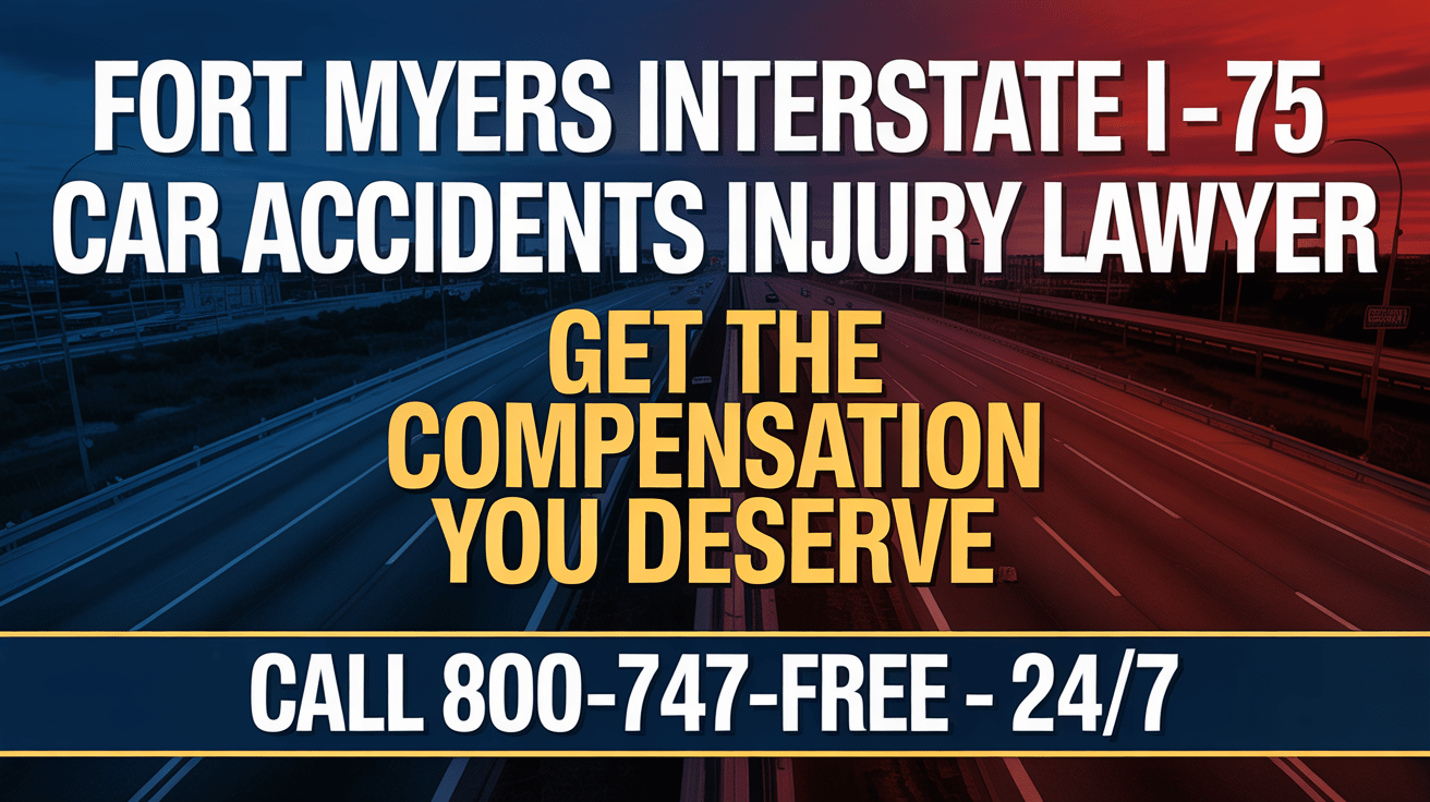 Abogado de Lesiones por Accidentes de Auto en la I-75 de Fort Myers