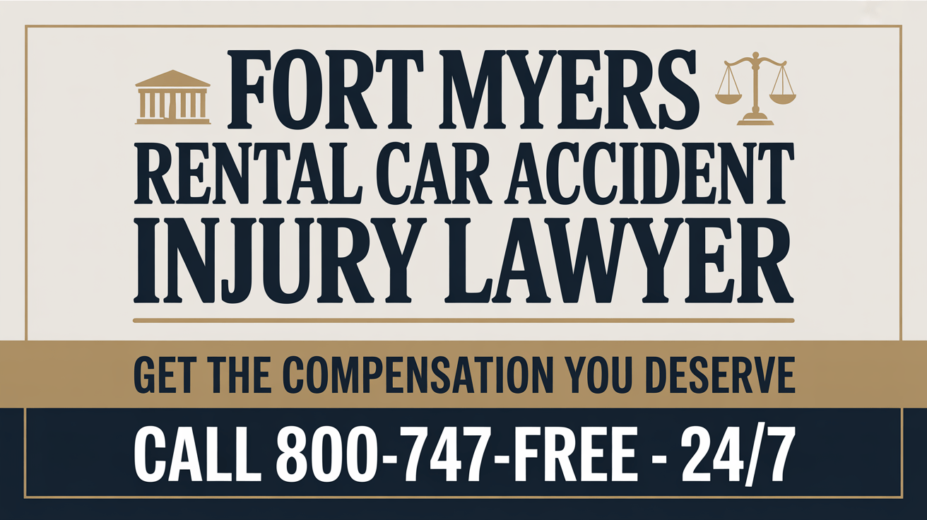 Abogado de Lesiones por Accidente de Coche de Alquiler en Fort Myers