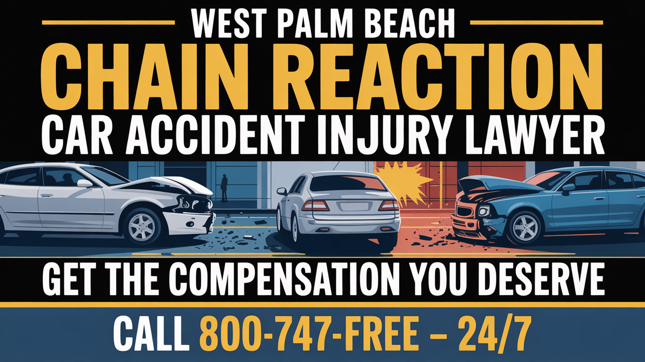 West Palm Beach Chain Reaction Car Accident Injury Lawyer