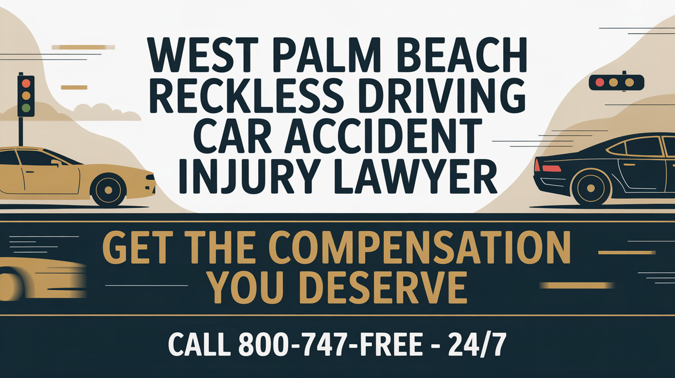 West Palm Beach Reckless Driving Car Accident Injury Lawyer
