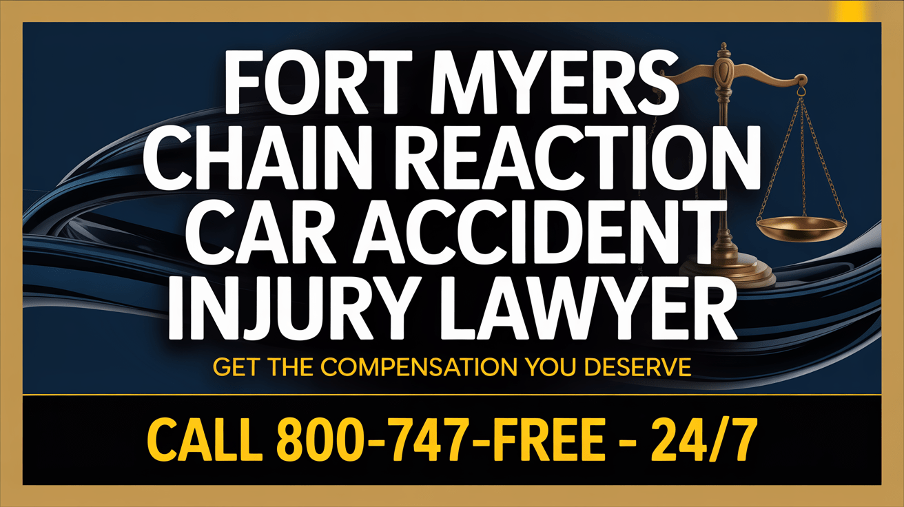 Fort Myers Chain Reaction Car Accident Injury Lawyer 