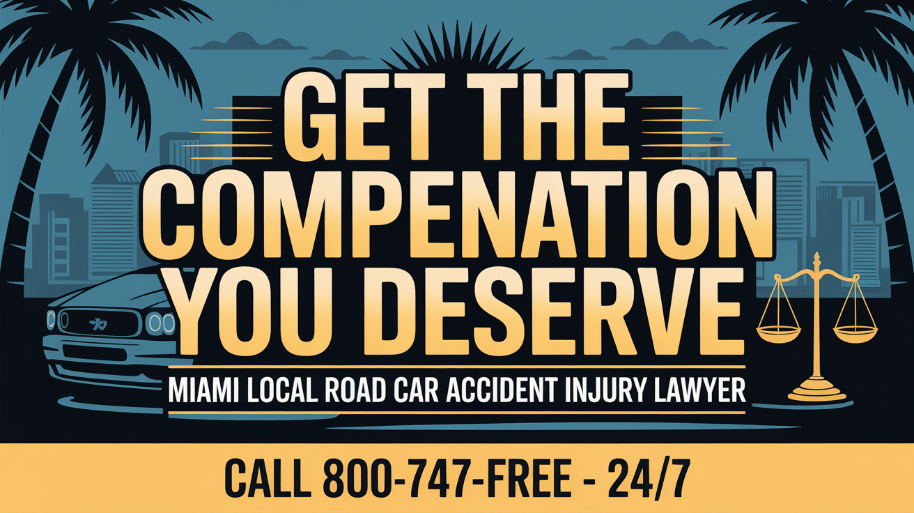 Abogado de lesiones por accidente de coche en Miami