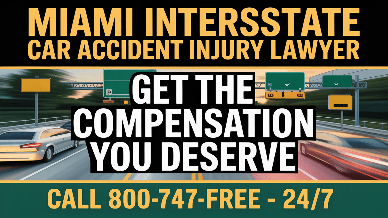 Abogado de Lesiones por Accidentes de Automóviles en la Autopista de Miami