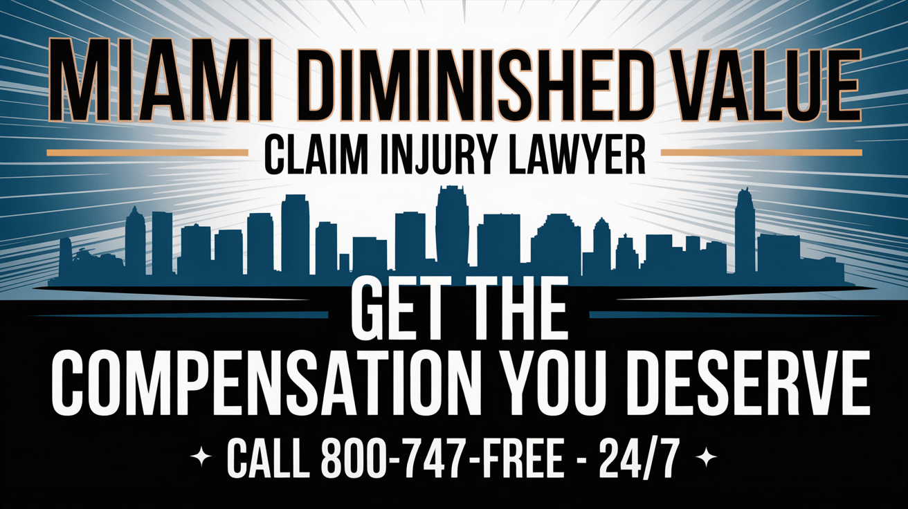 Abogado de lesiones por reclamación de valor disminuido en Miami