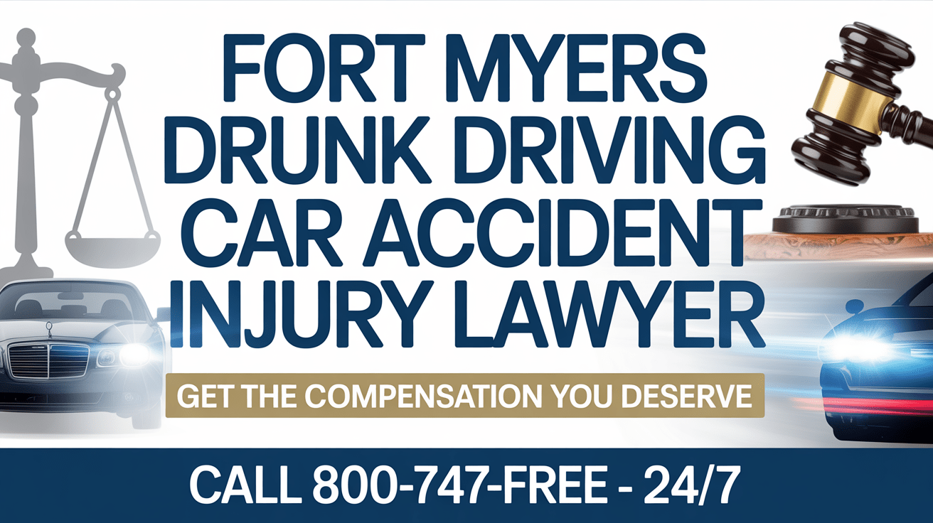 Abogado de lesiones por accidente de automóvil por conducción ebria en Fort Myers