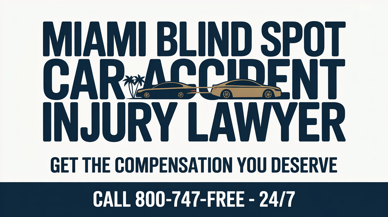 Miami Blind Spot Car Accident Injury Lawyer