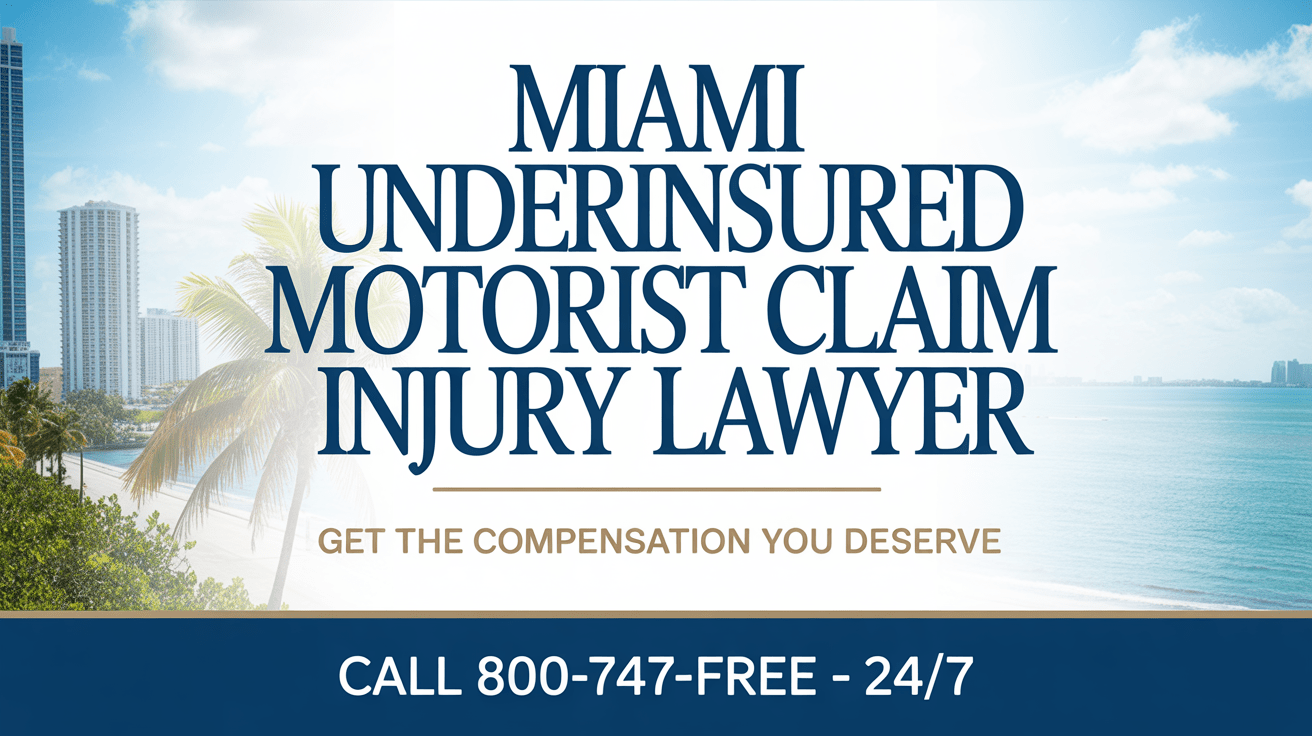 Abogado de lesiones por reclamo de conductor subasegurado en Miami