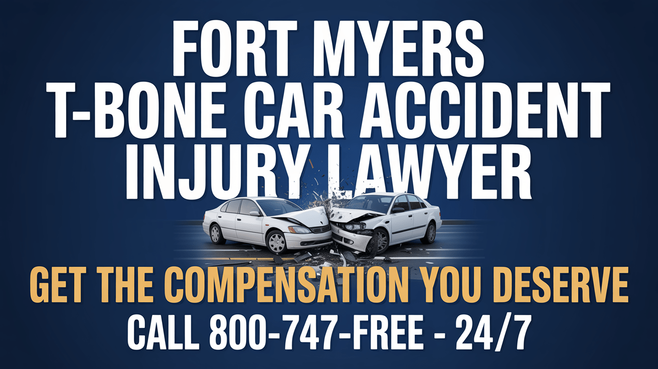 Abogado de lesiones por accidente de coche tipo T en Fort Myers