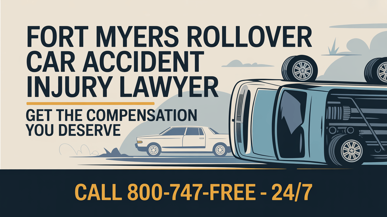 Abogado de lesiones por accidente de automóvil por vuelco en Fort Myers