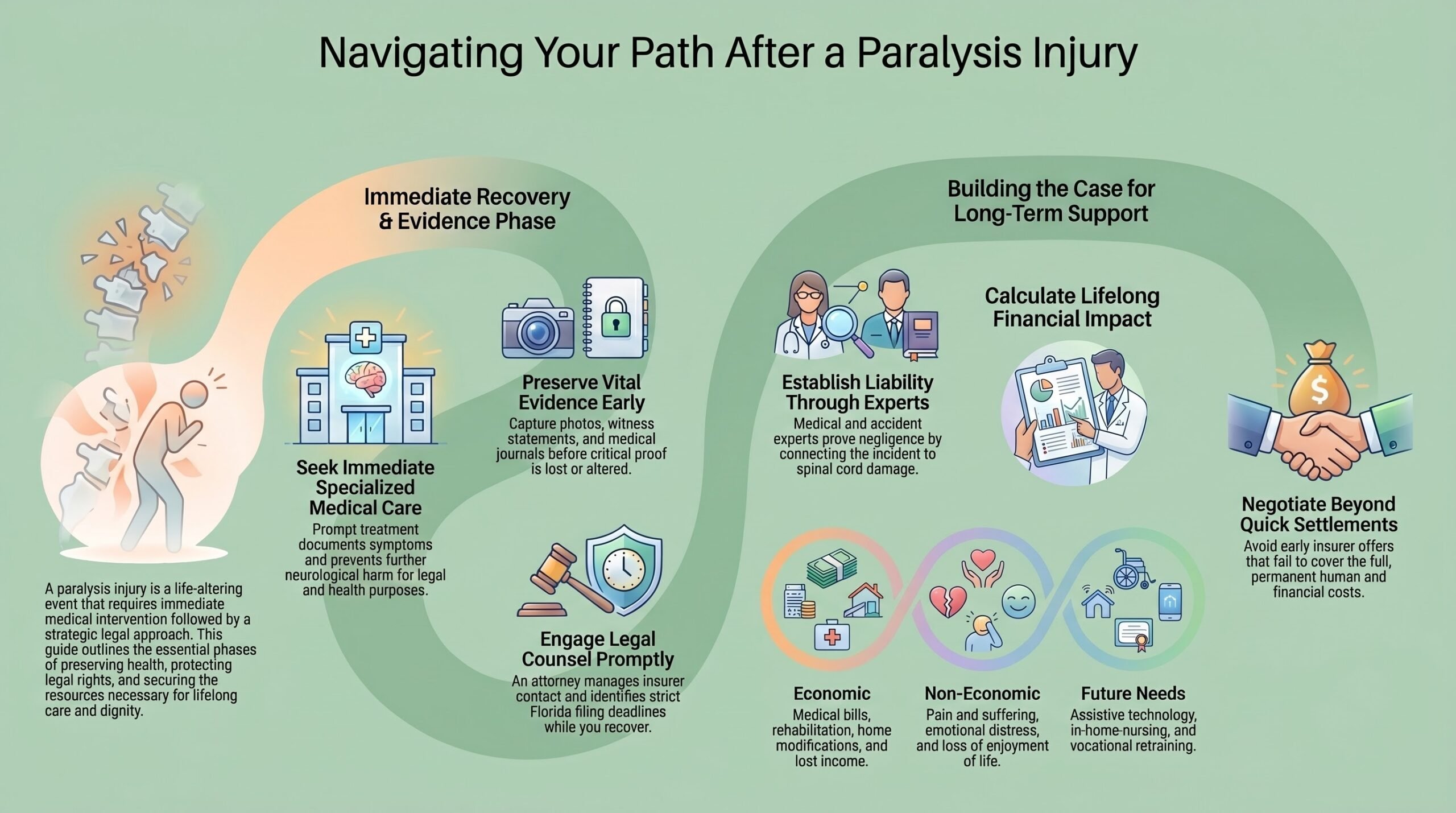Navigating Paralysis Recovery and Legalities