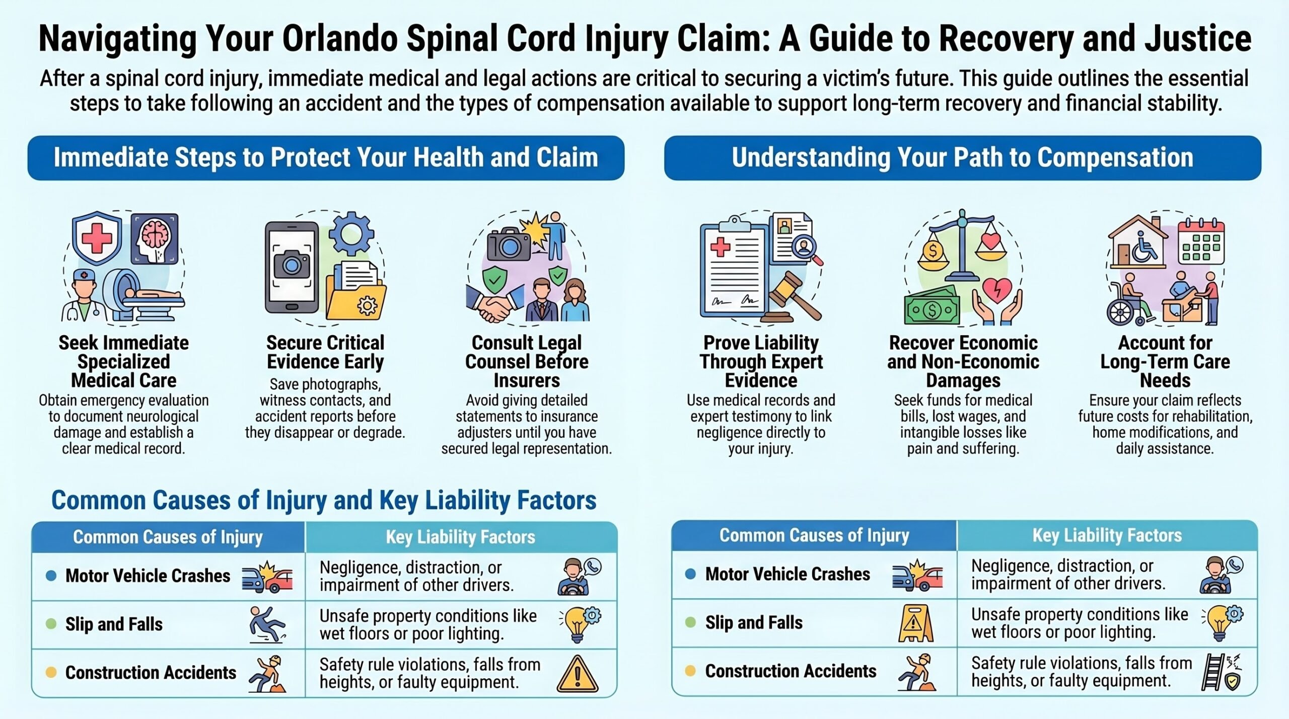 Orlando Spinal Injury Claim Guide