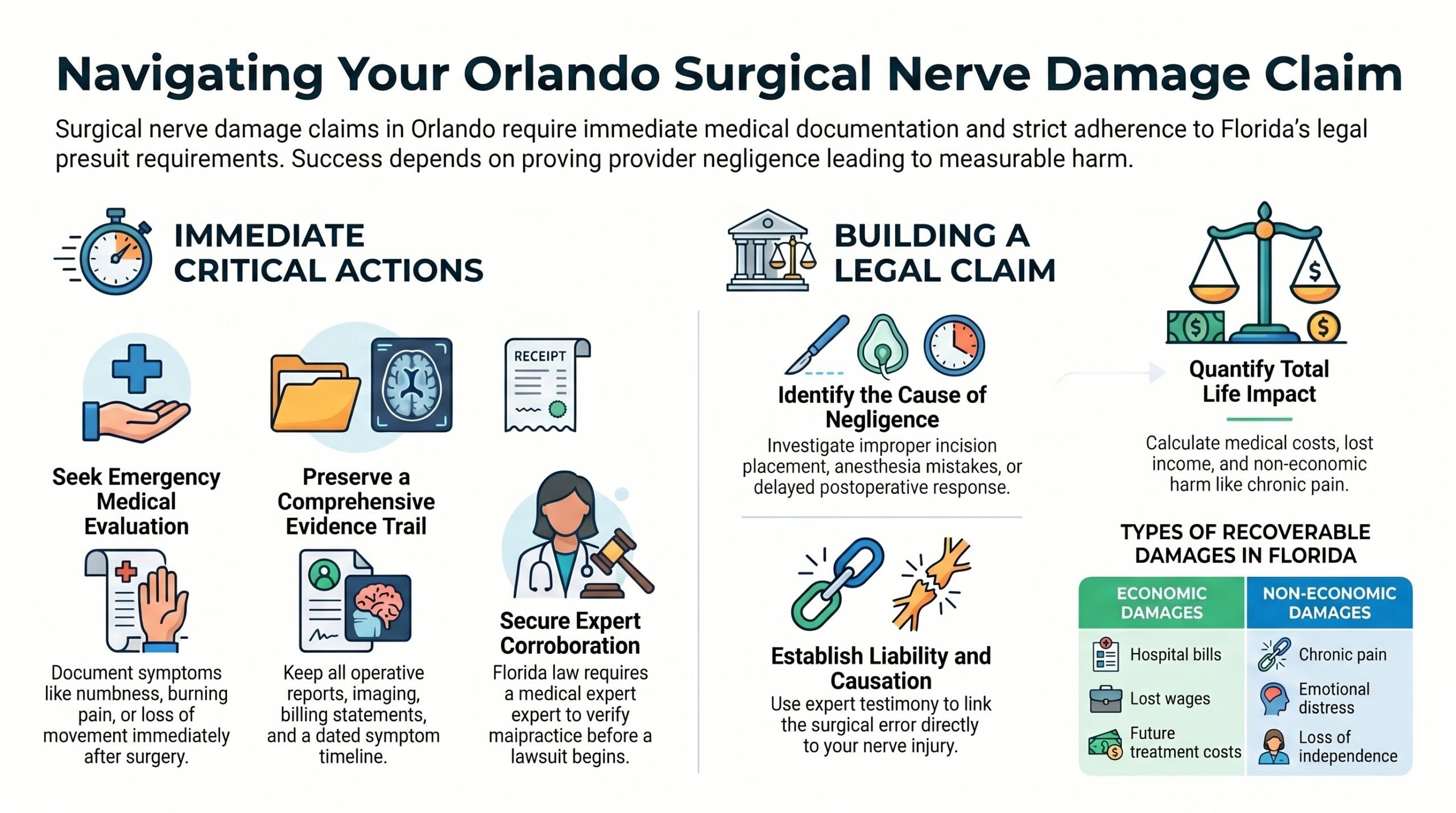 Abogado de Lesiones por Daño Nervioso Quirúrgico en Orlando