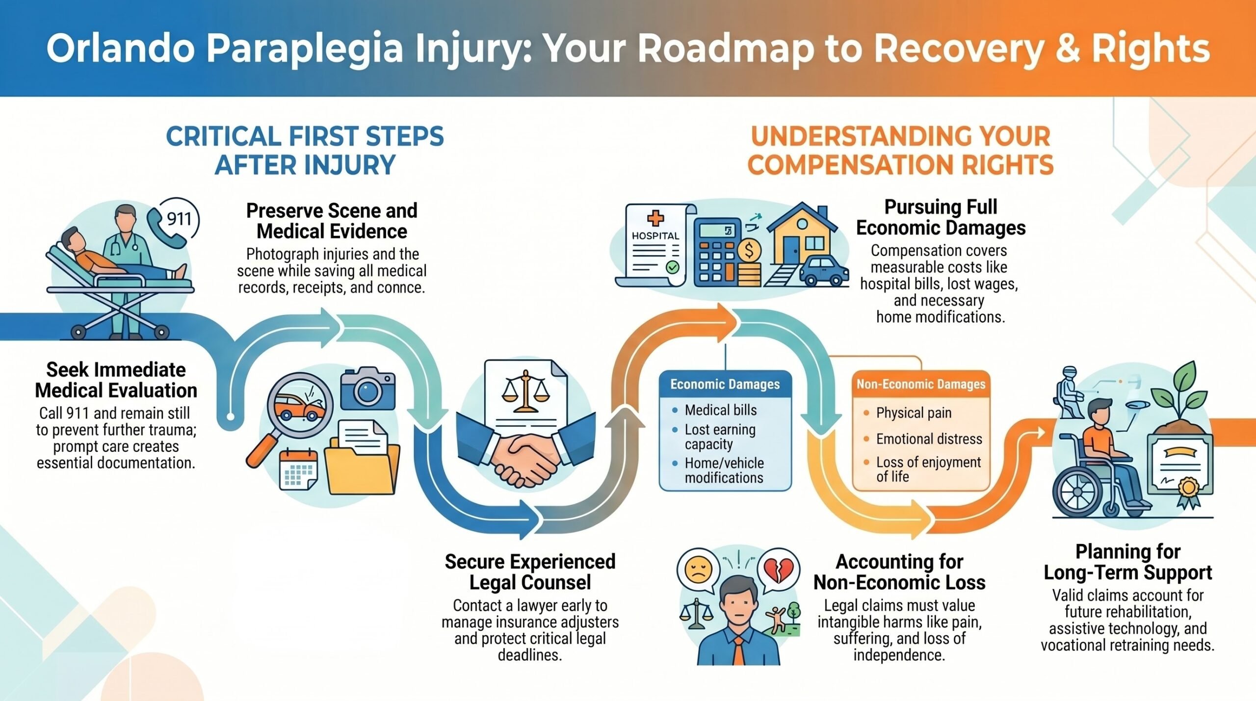 Paraplegia Injury Recovery Roadmap
