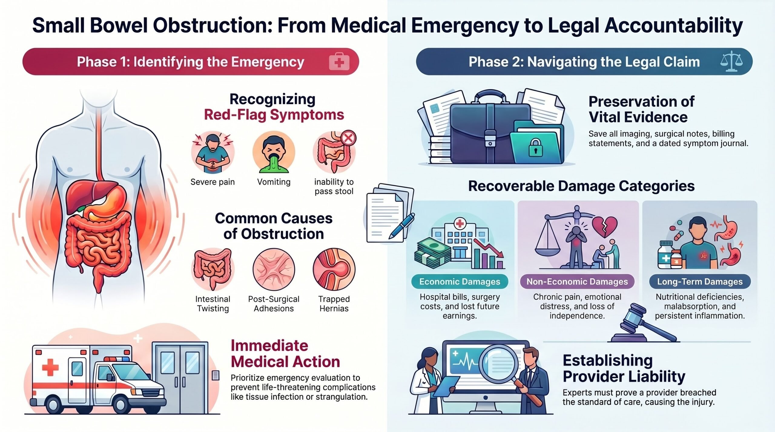 Abogado de Lesiones por Obstrucción Intestinal en Orlando