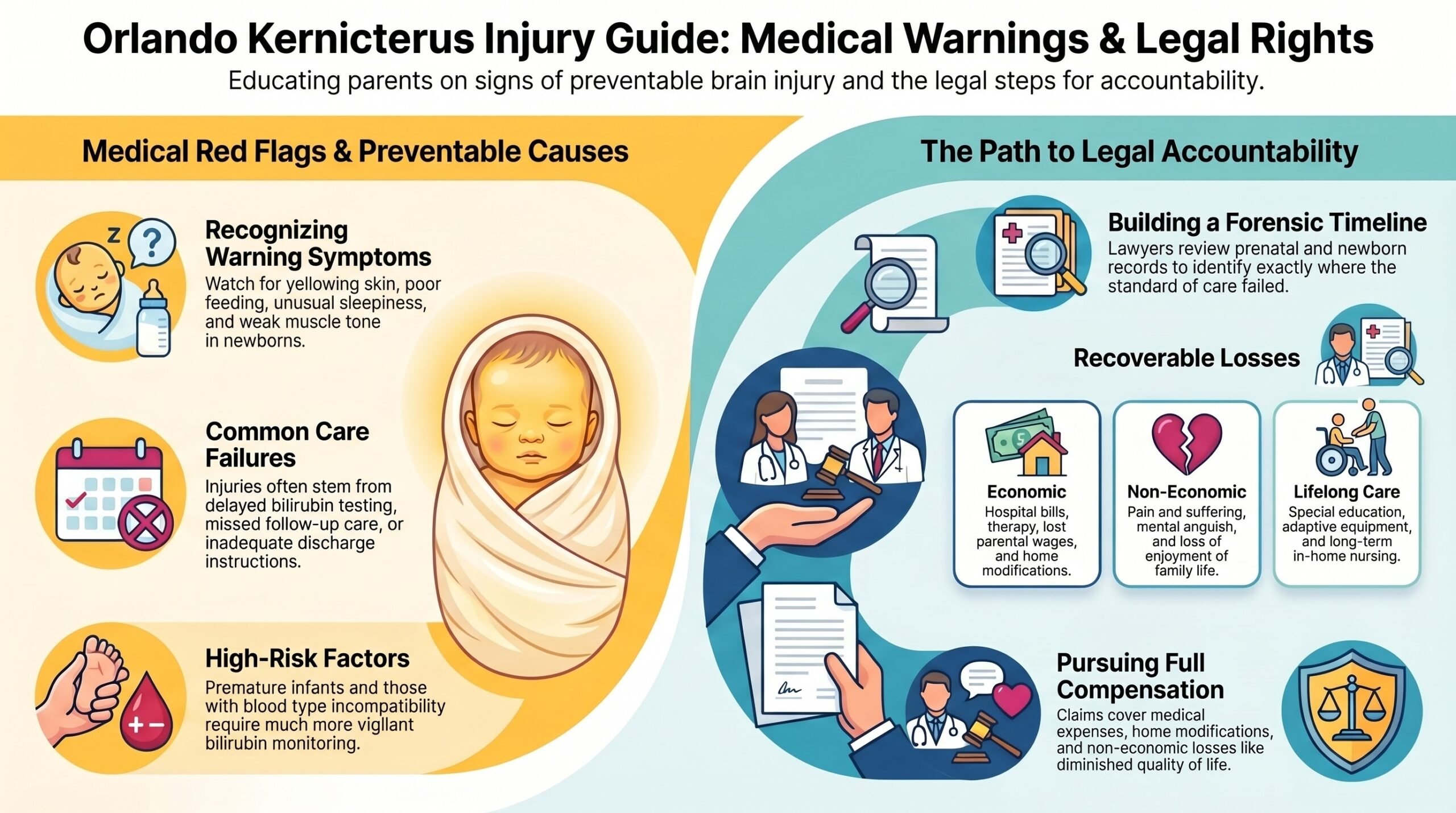 Abogado de Lesiones por Kernicterus en Orlando