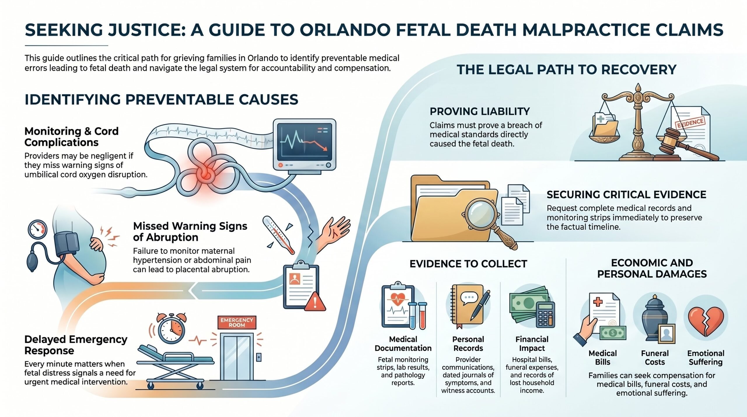 Abogado de Lesiones por Muerte Fetal en Orlando