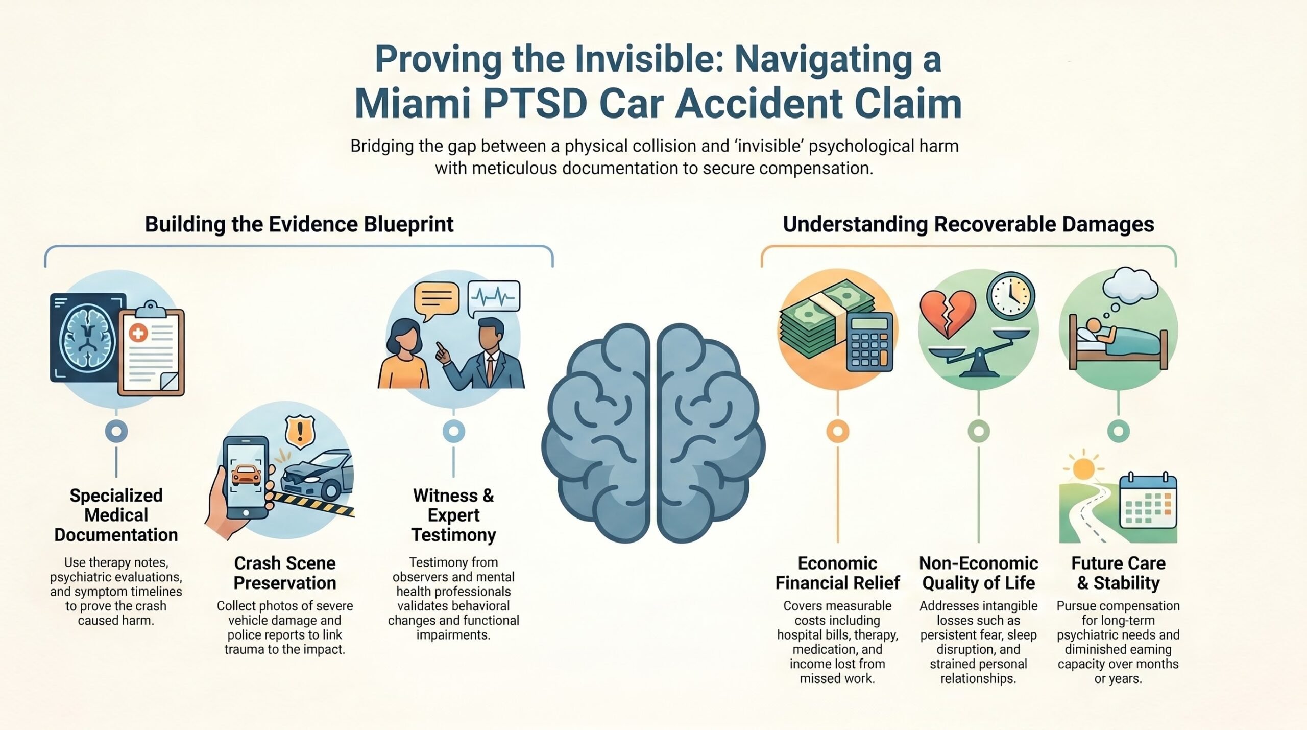 Abogado de Lesiones por Accidentes de Auto con PTSD en Miami