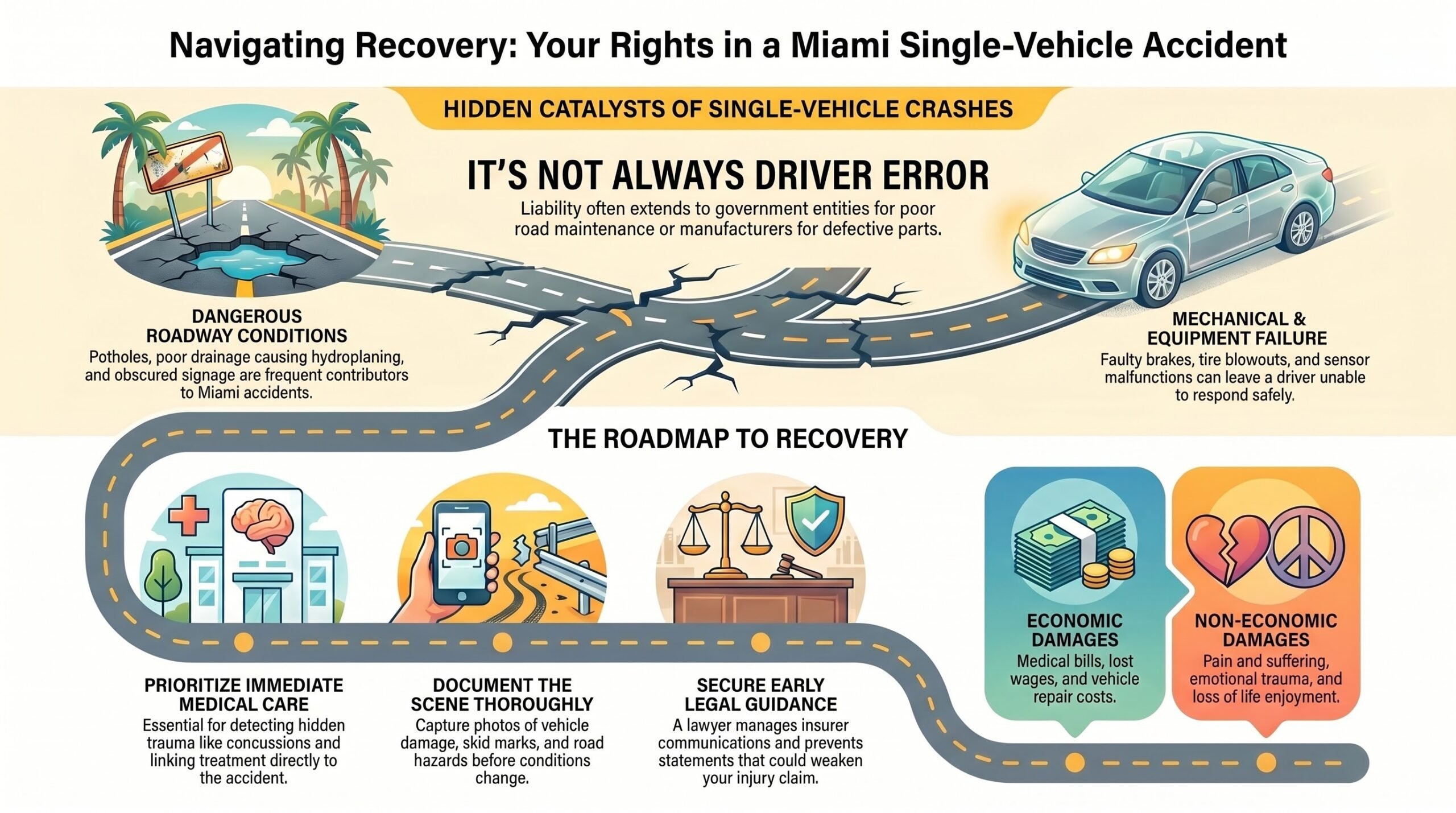 Single-Vehicle Accident Recovery Roadmap