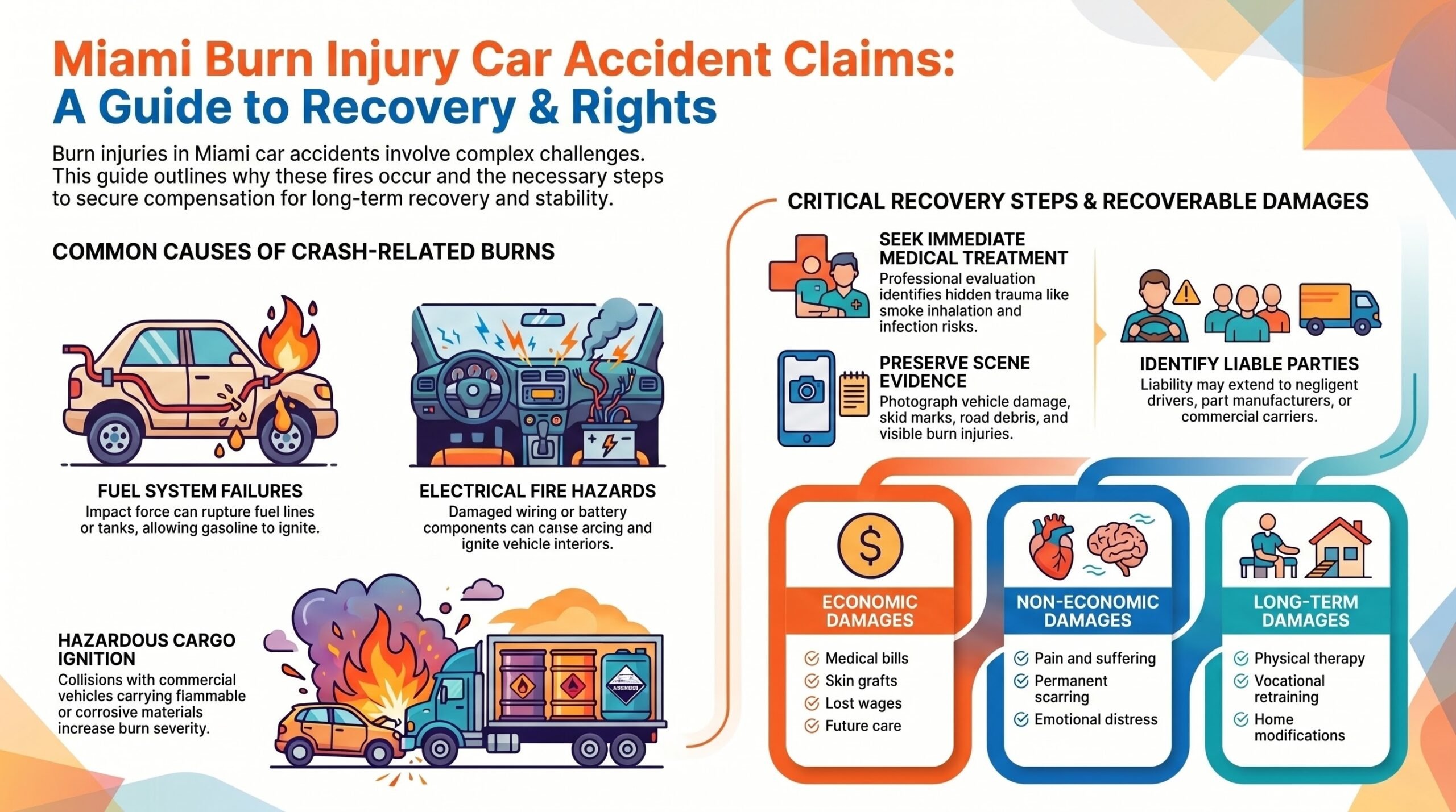 Miami Burn Injury Car Accident Injury Lawyer