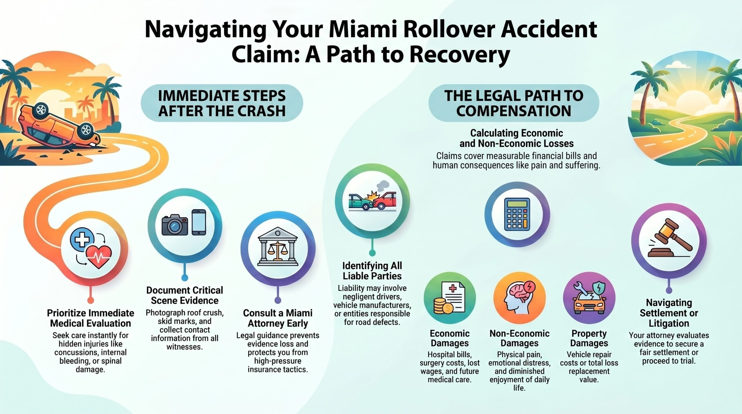 Miami Rollover Accident Recovery Guide