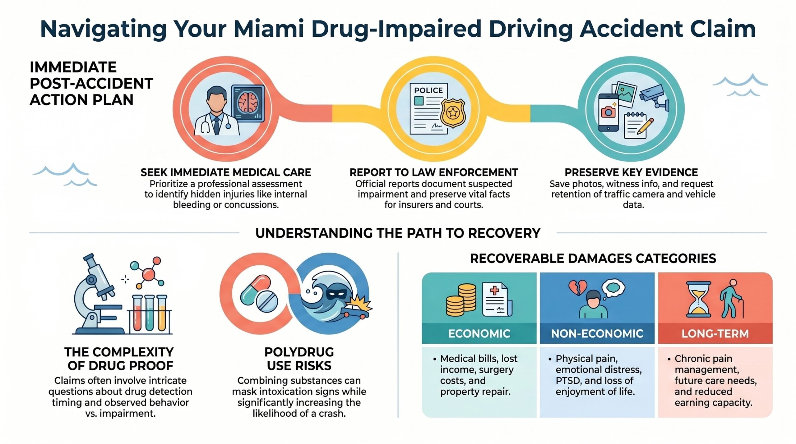 Guía de Reclamaciones por Accidentes de Conducción en Miami