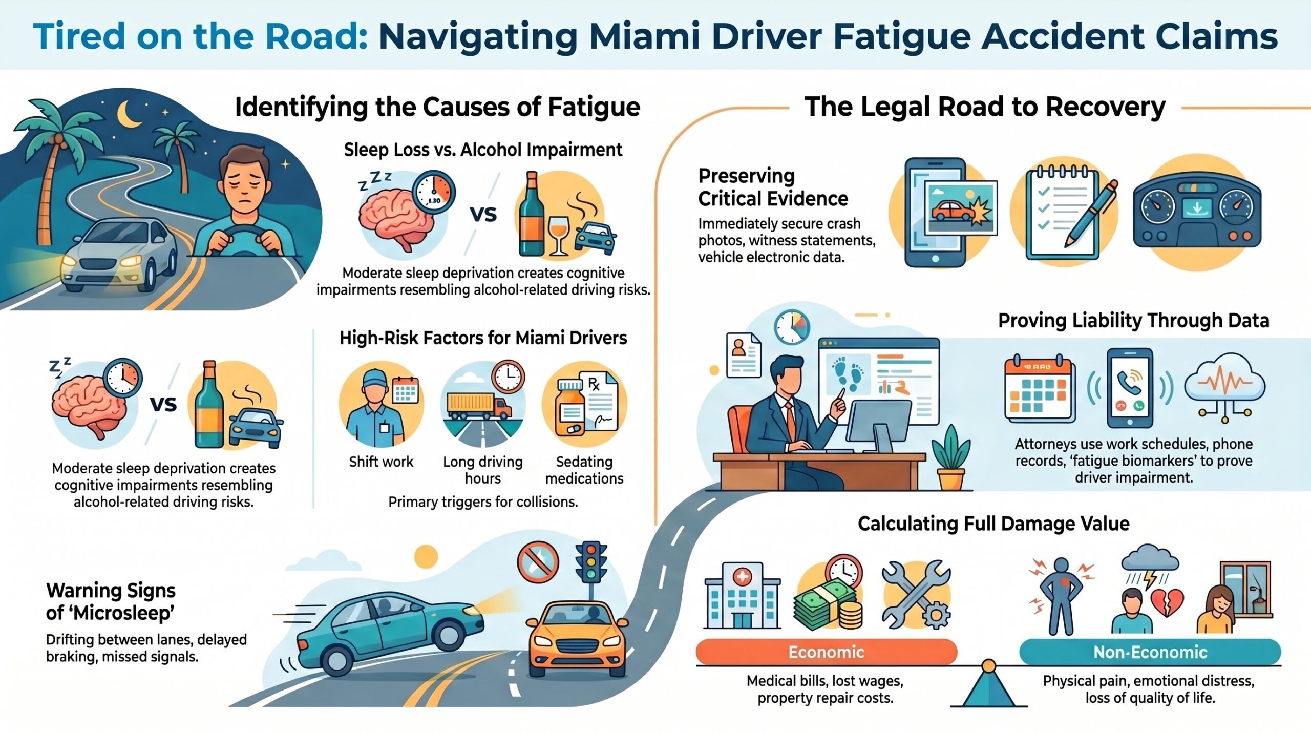 Miami Driver Fatigue Legal Guide