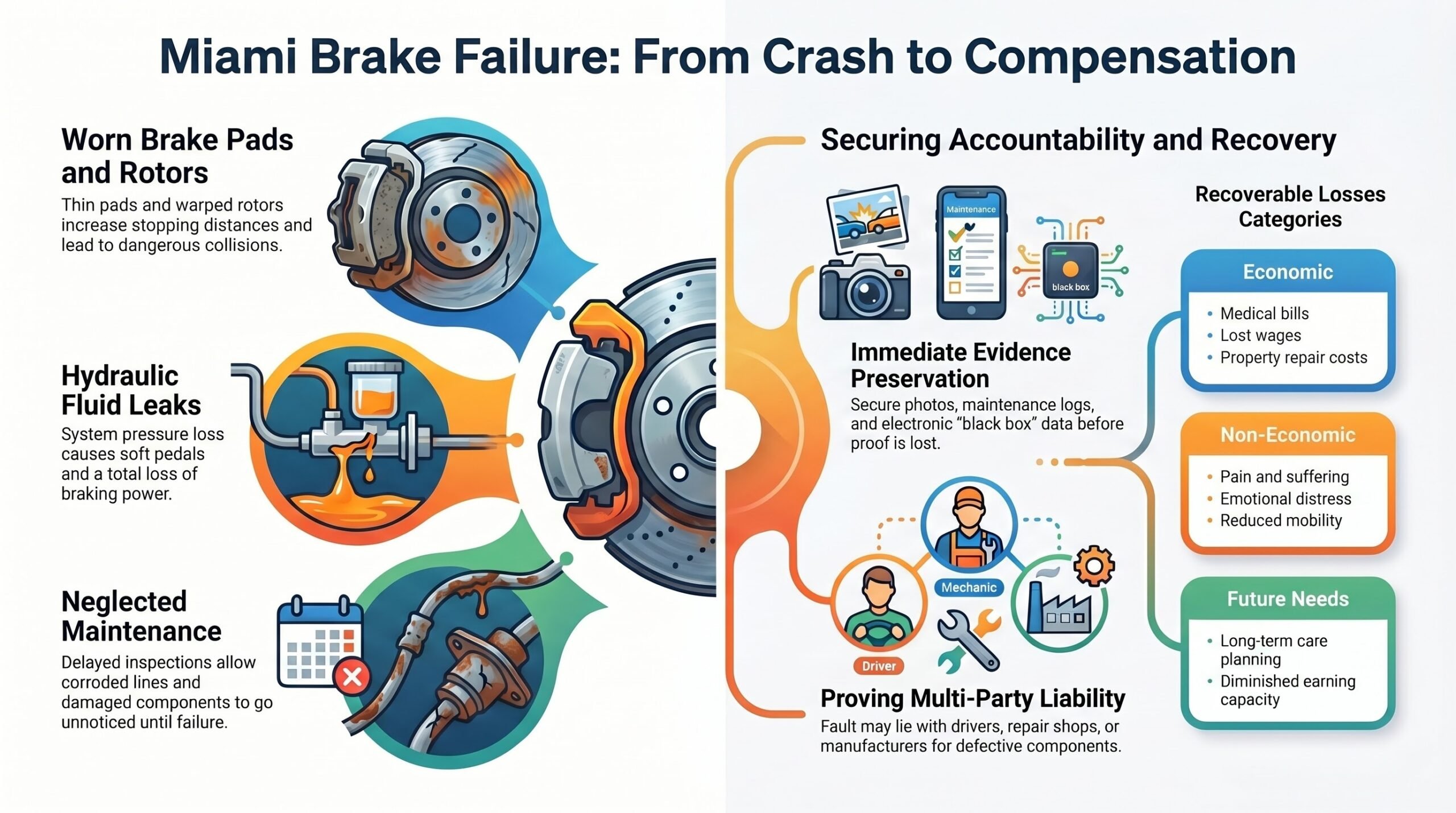 Miami Brake Failure Car Accident Injury Lawyer