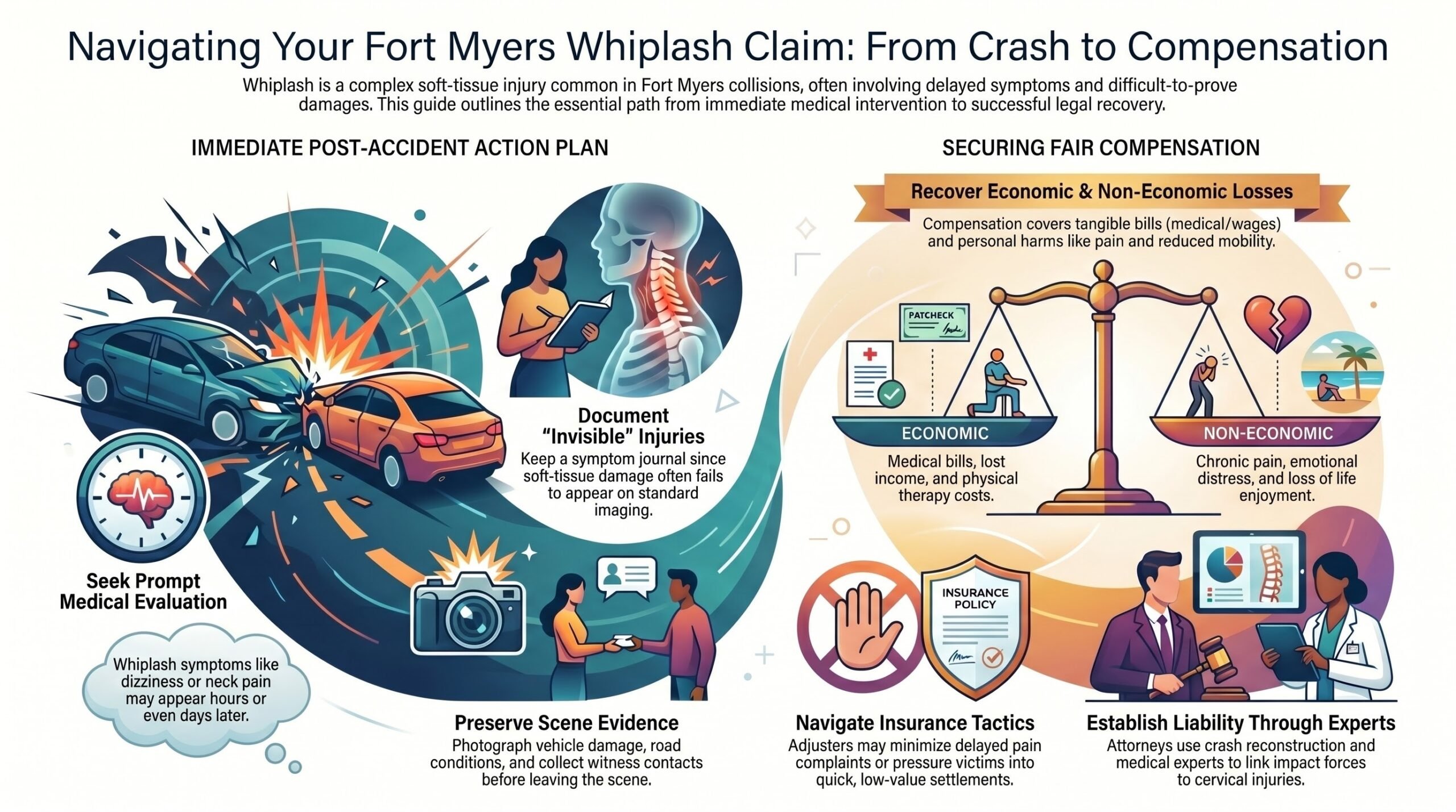 Fort Myers Car Accident Whiplash Injury Lawyer