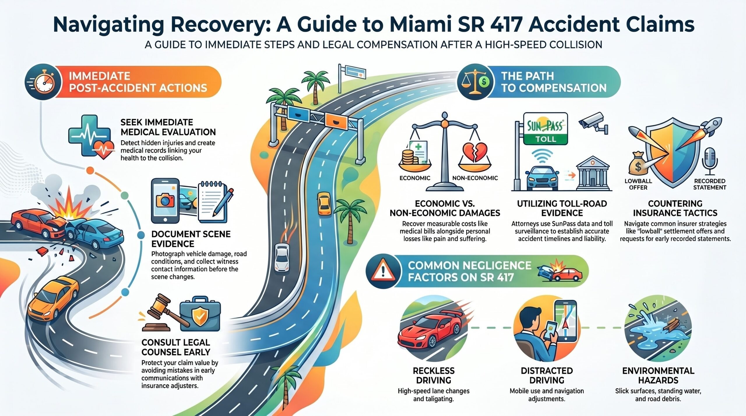 Abogado de Lesiones por Accidentes de Auto en Miami SR 417