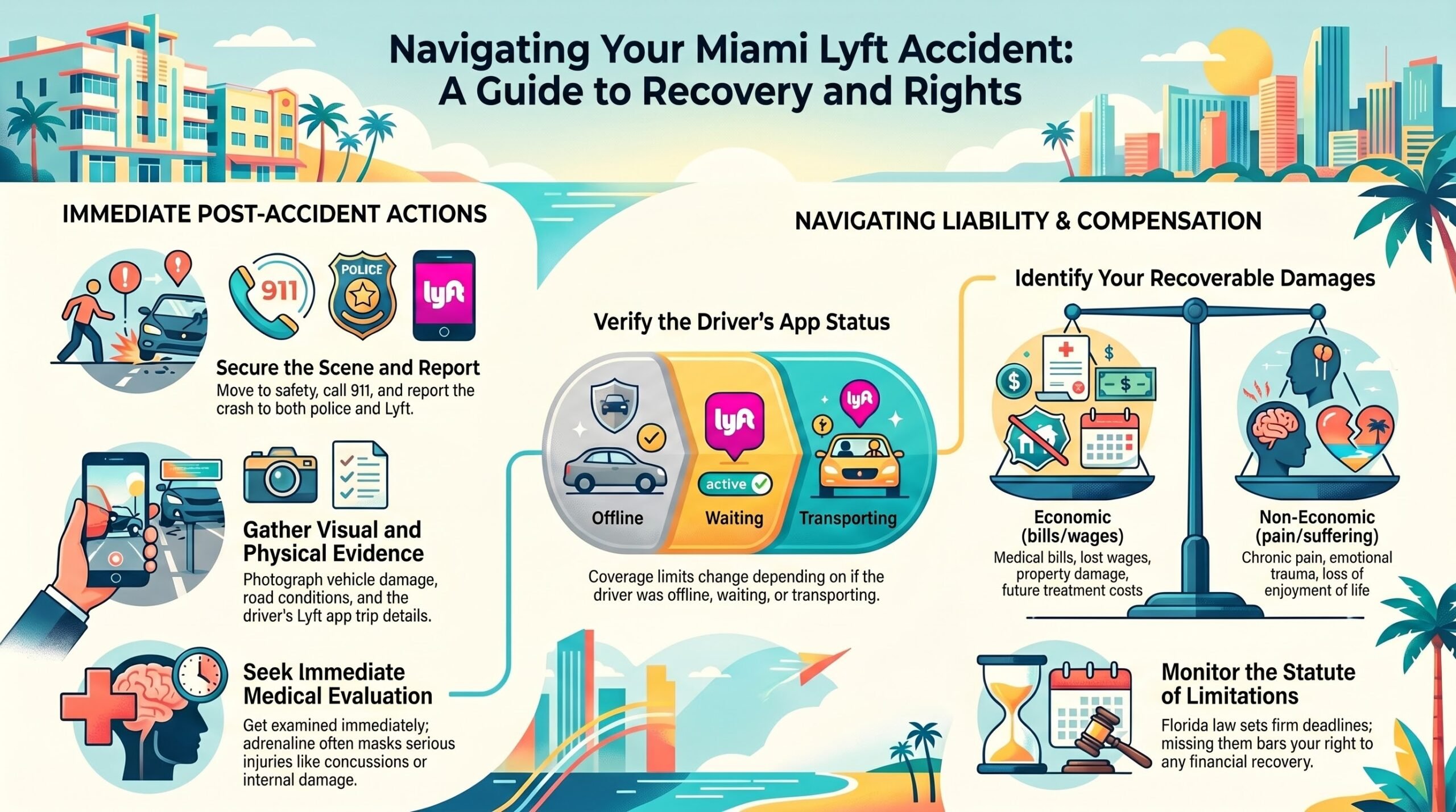 Abogado de Lesiones por Accidentes de Lyft en Miami