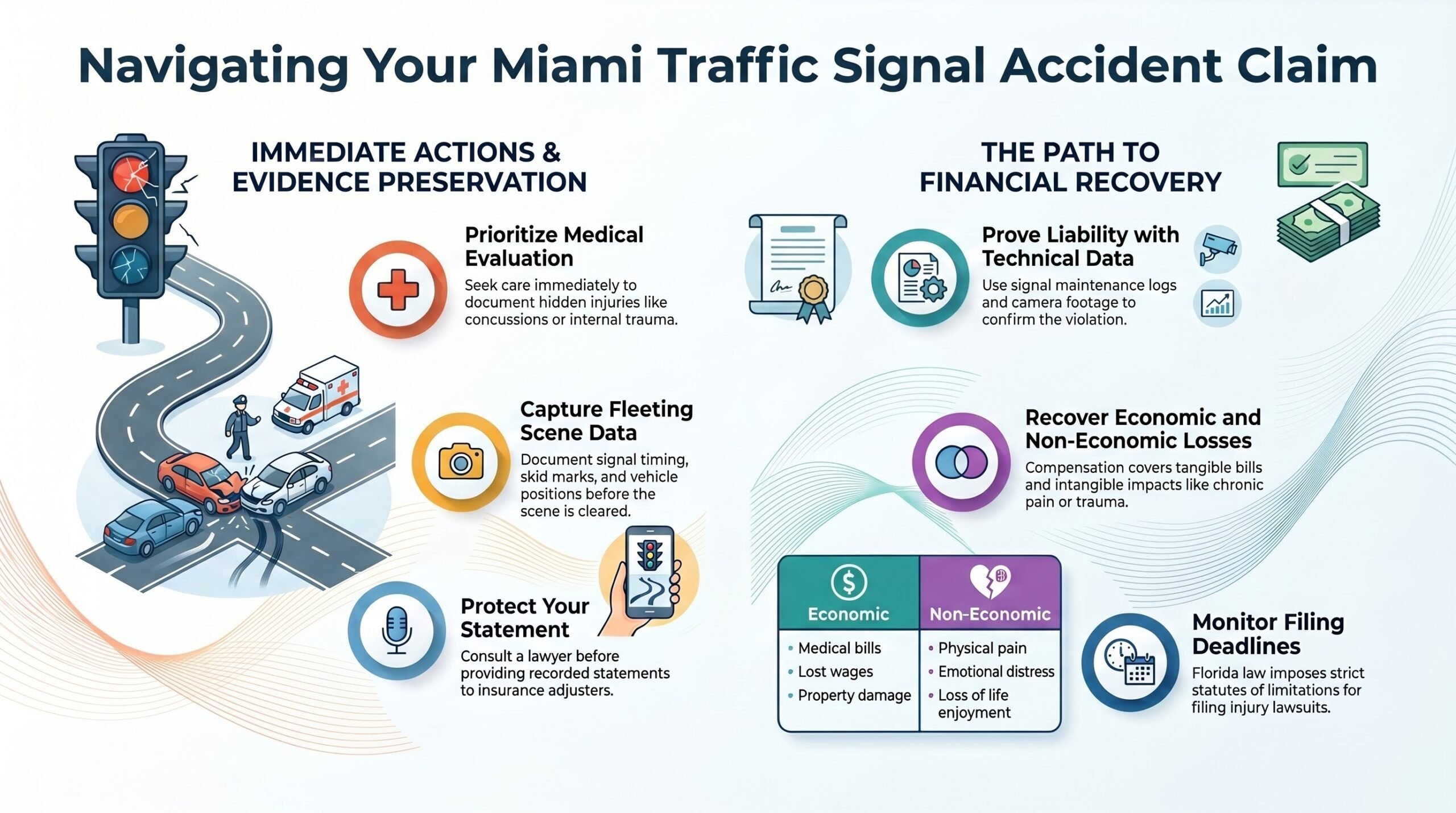 Miami Failure To Obey Traffic Signal Accident Injury Lawyer