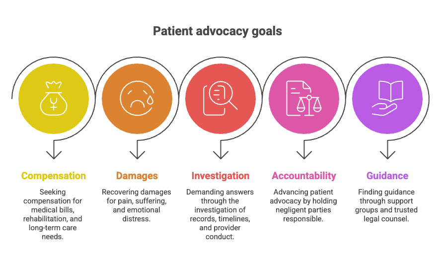 Patient advocacy goals