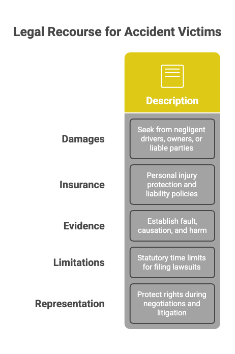 Legal Recourse for Accident Victims