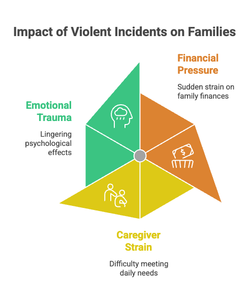 Impacto de Incidentes Violentos en Familias