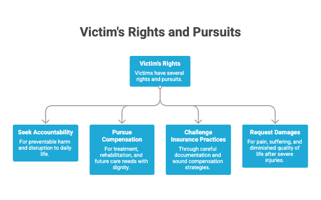 Victim's Rights and Pursuits