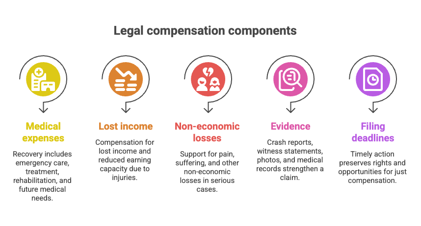 Componentes de compensación legal