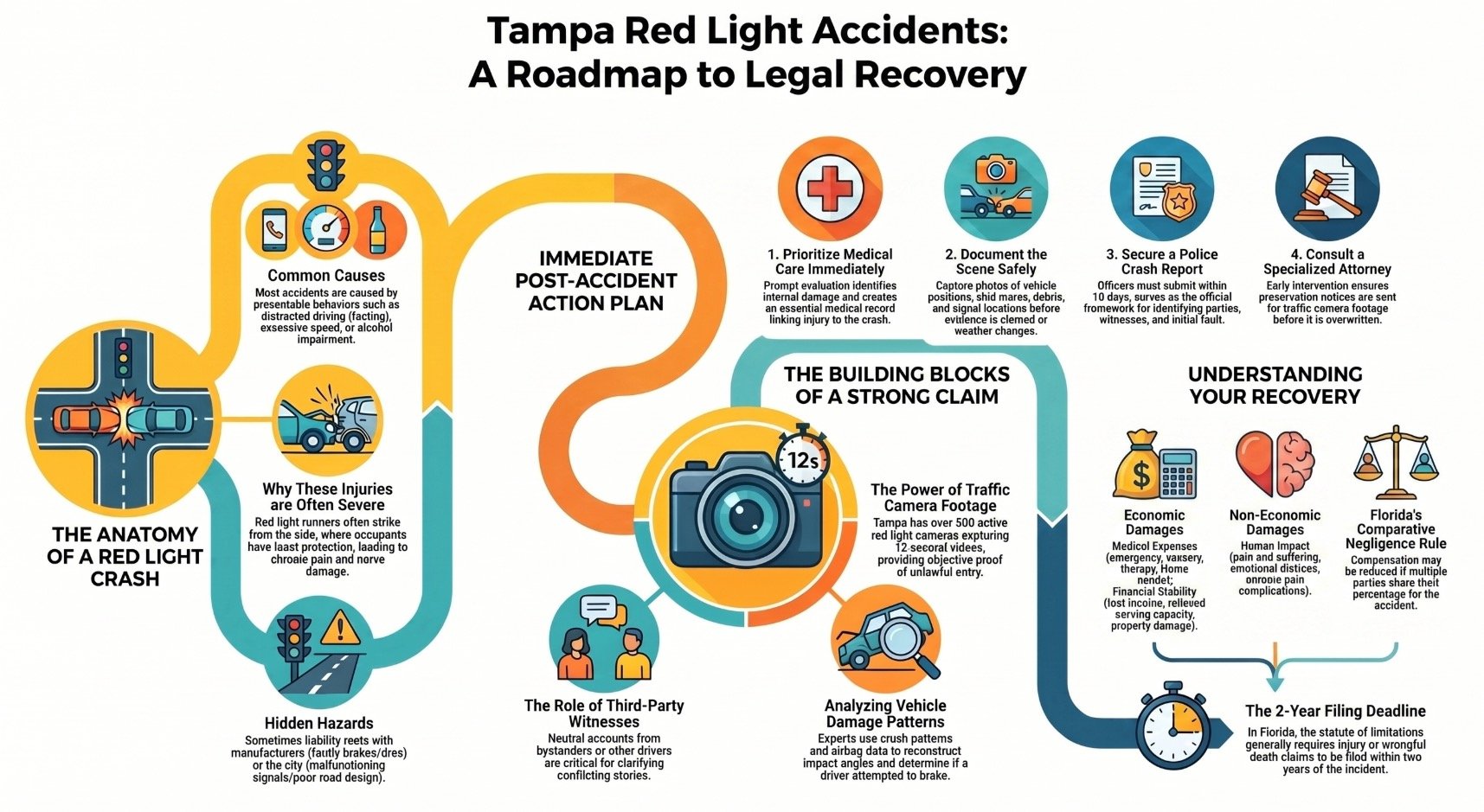Tampa Red Light Accident Injury Lawyer