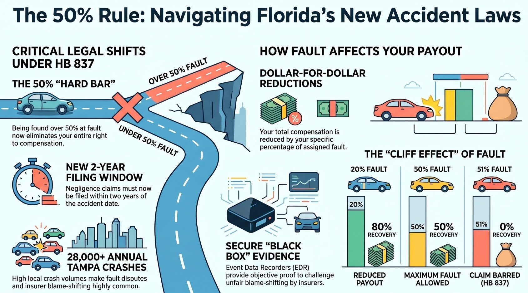 Tampa Comparative Negligence Injury Lawyer