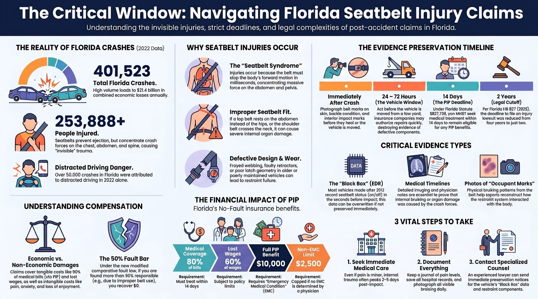 Florida Seatbelt Injury Lawyer