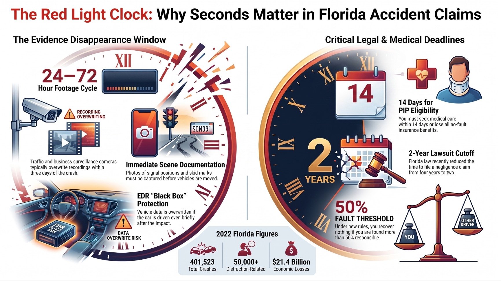 Florida Red Light Accident Injury Lawyer