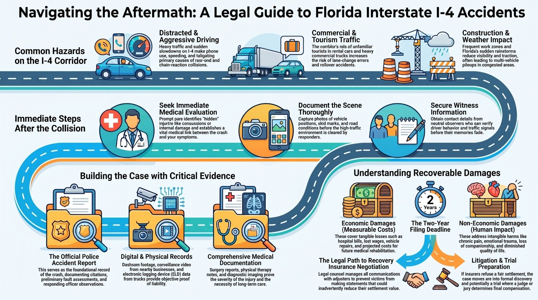 Florida Interstate I-4 Car Accident Injury Lawyer