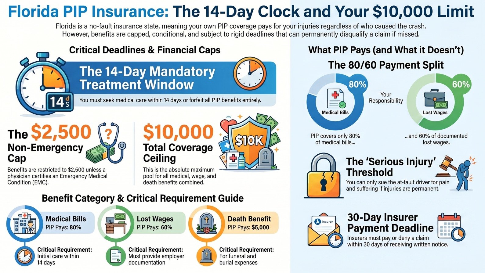 Florida Personal Injury Protection (PIP) Injury Lawyer