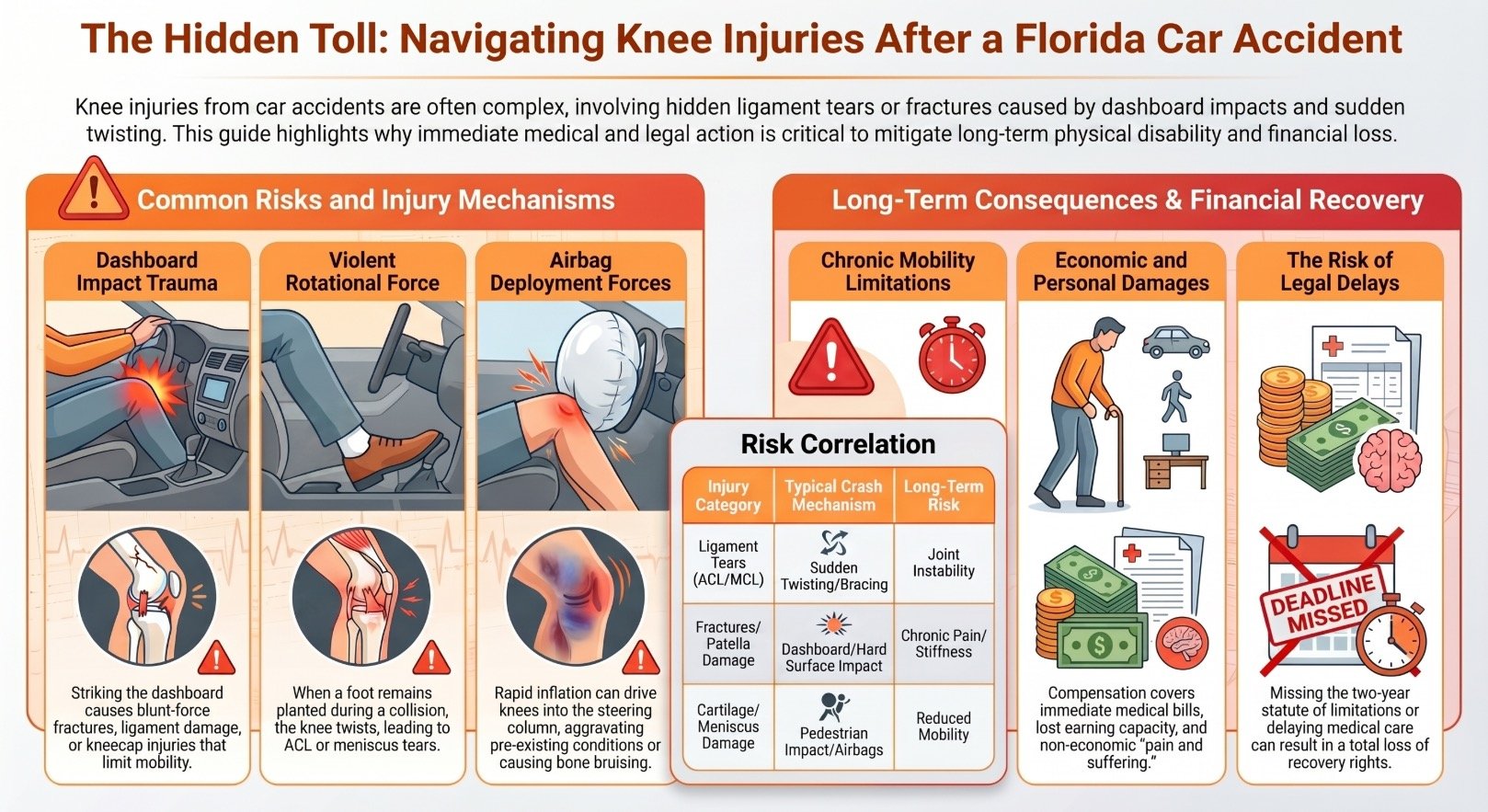 Florida Car Accident Knee Injury Lawyer