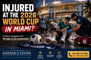 Injured at the 2026 World Cup in Miami? Your Legal Rights Explained