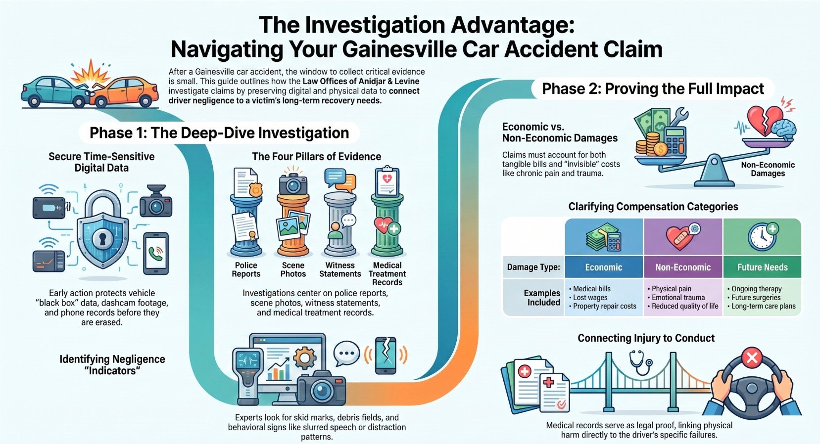 Gainesville Car Accident Investigation Injury Lawyer